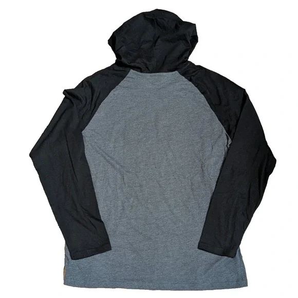 Nebraska Cornhuskers Lightweight Pullover Hoodie by Captivating, Gray, Men's XL - Picture 10 of 11